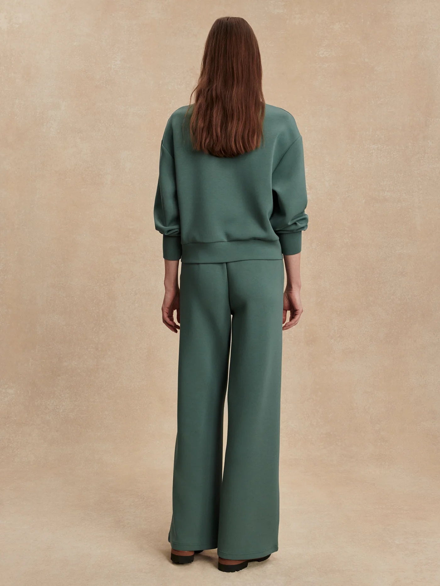 Varley Extra Wide Leg Pant in 29.5" in Dark Forest at Baseline Social