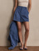Varley Jorden Pleat Short 4.5" in Bijou Blue at Baseline Social