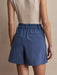 Varley Jorden Pleat Short 4.5" in Bijou Blue at Baseline Social