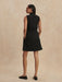 Varley Polyanna Half-Zip Dress in Black at Baseline Social