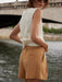 Varley Tatyana Cable Knit Vest in Egret at Baseline Social