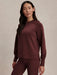 Varley Zosia Crew-Neck Sweat in Sassafras at Baseline Social