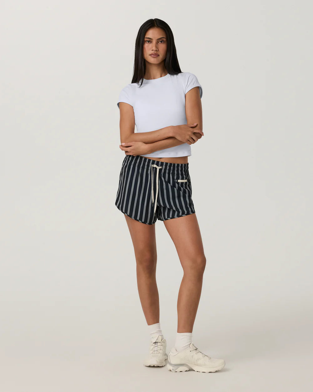 Clementine 2.0 Short 4" in Ink Bayside Stripe
