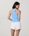 Vuori Surge Seamless Tank in Oasis Blue at Baseline Social