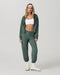 Vuori Halo Modern Full Zip Hoodie in Agate Green at Baseline Social