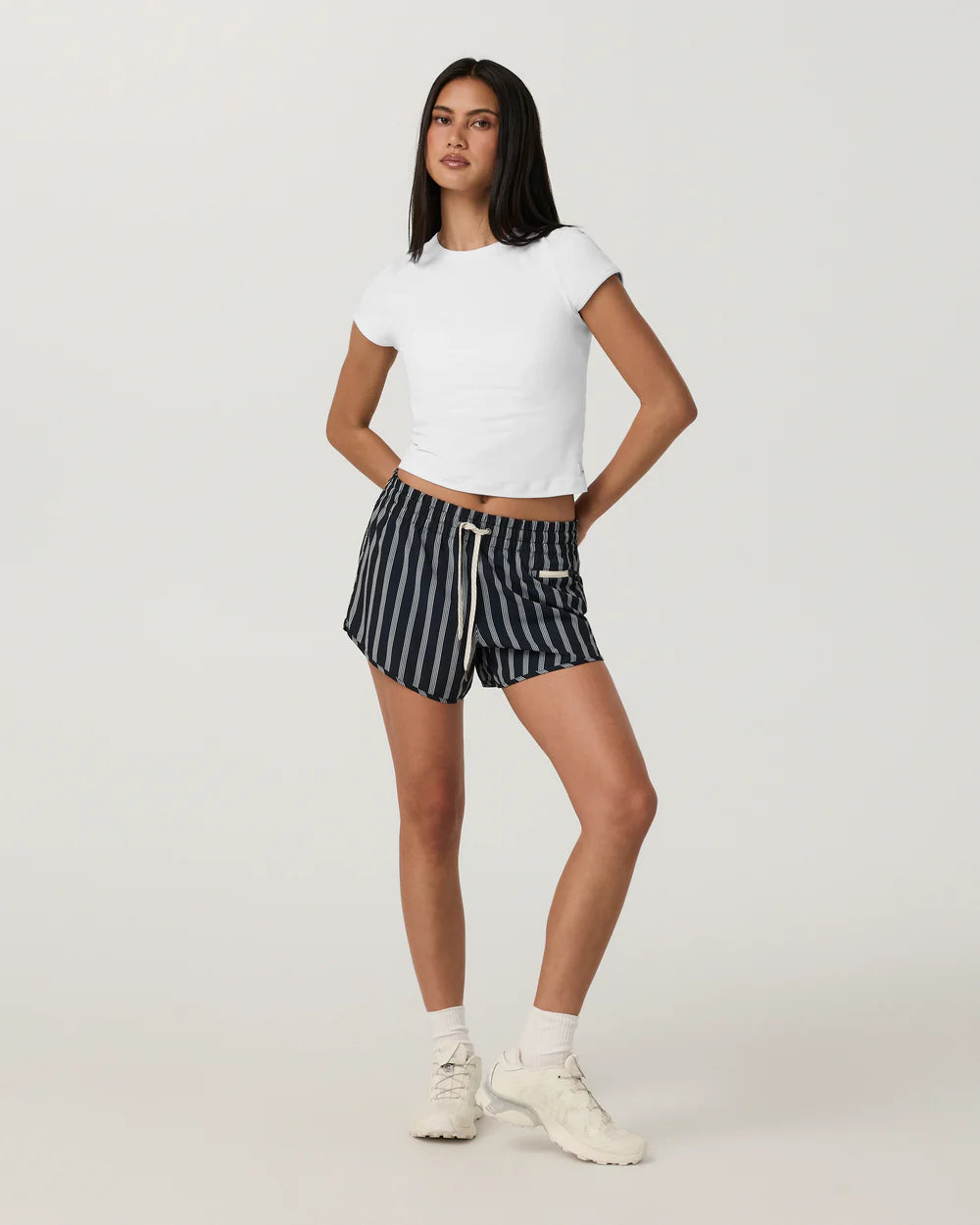 Clementine 2.0 Short 4" in Ink Bayside Stripe