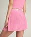 Limitless Pleated Mesh Skirt in Bloom - Baseline Social