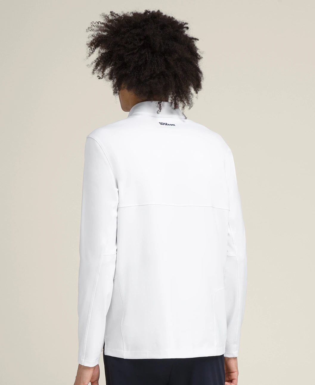 Wilson Elevate Performance Quarter-Zip in Bright White - Baseline Social