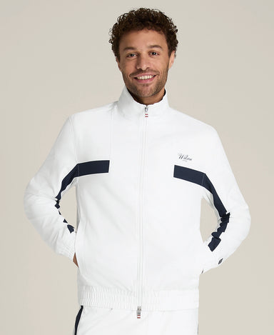 Grand Slam Jacket in Bright White - Baseline Social
