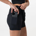 Rhoback Vista Active Skort in Midnight Black at Baseline Social