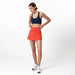 Rhoback Vista Active Skort in Poppy Red at Baseline Social
