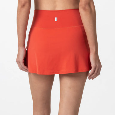 Rhoback Vista Active Skort in Poppy Red at Baseline Social
