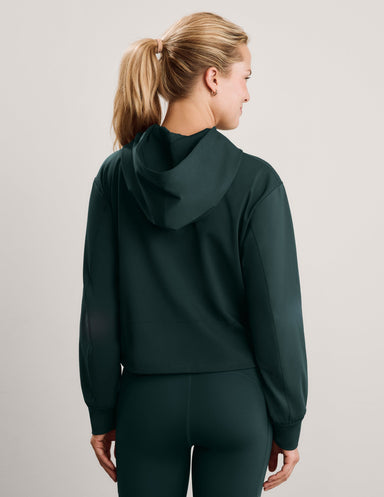 Pacer Fleece-Backed Hoodie - Dark Ivy