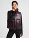Up For It Puff Shine Vest - Shine Cabernet