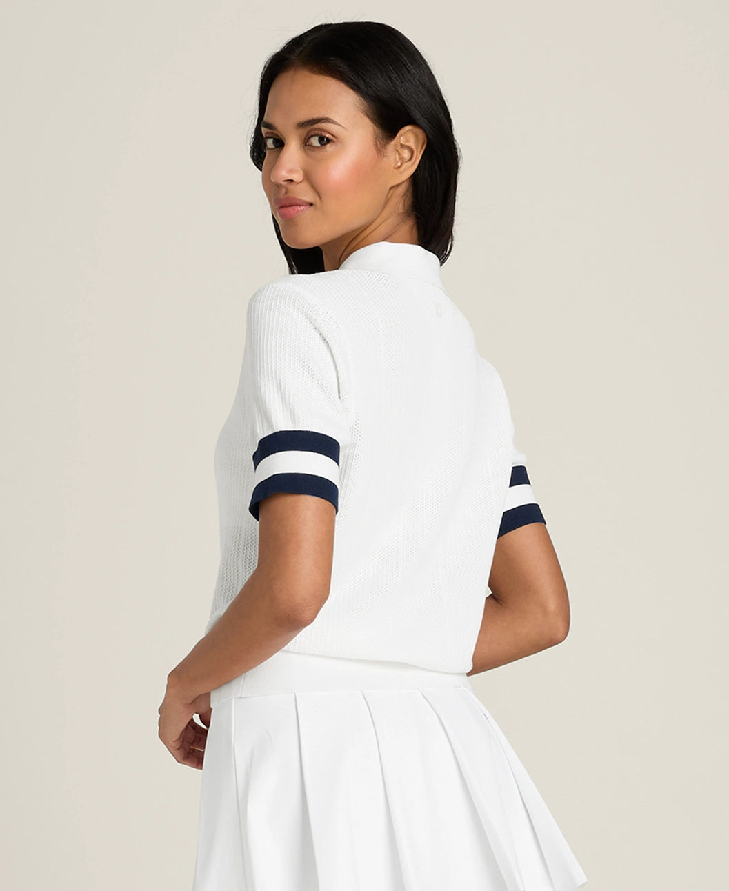 Wilson Essex Polo in Bright White at Baseline Social