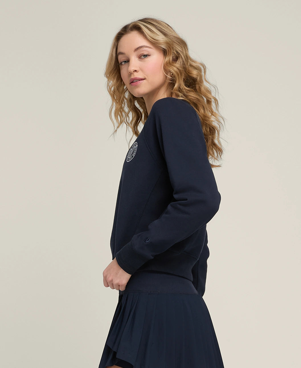 Sideline Crew in Classic Navy/White - Baseline Social