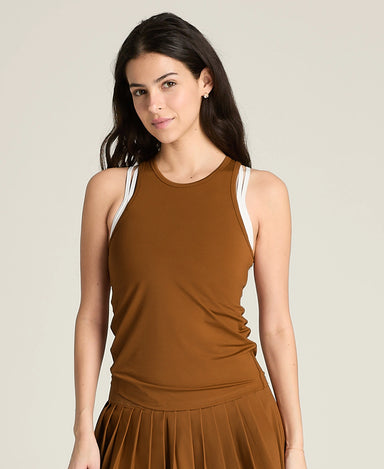 Wilson Fieldhouse Tank in Caramel Cafe at Baseline Social
