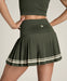 Wilson Midtown Tennis Skirt in Grape Leaf at Baseline Social