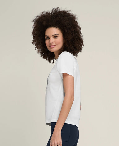 Easy Tee in Bright White - Baseline Social