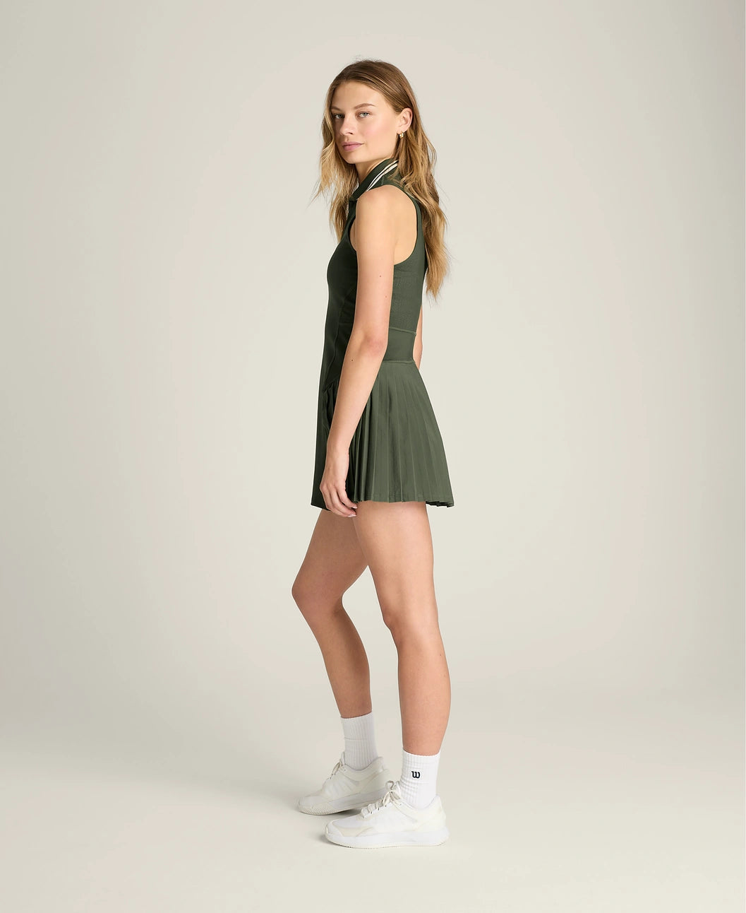Wilson All Court Tennis Dress - Unlined in Grape Leaf at Baseline Social