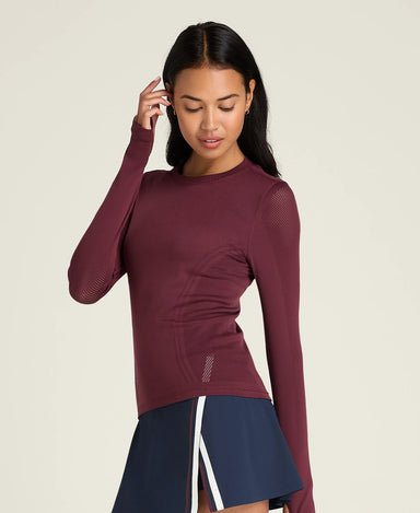 Wilson Pro Seamless Long Sleeve in Port Royale at Baseline Social