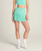 Midtown Geo Mesh Tennis Skirt in Pool Green - Baseline Social