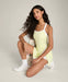 Wilson Rally Halter Dress in Tender Yellow at Baseline Social