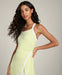 Wilson Rally Halter Dress in Tender Yellow at Baseline Social