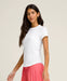 All Day Tee in Bright White - Baseline Social