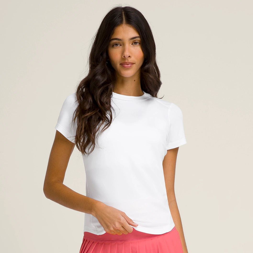 All Day Tee in Bright White - Baseline Social