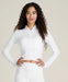 All Day Full Zip in Bright White - Baseline Social