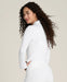 All Day Full Zip in Bright White - Baseline Social
