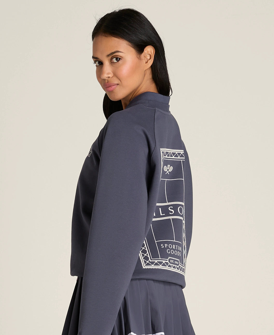 Wilson Classic Crew in Graystone at Baseline Social