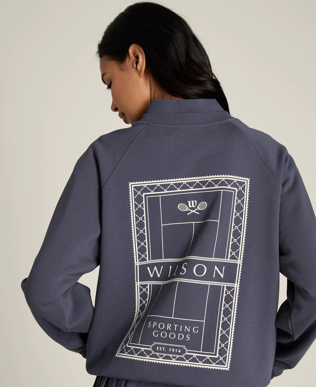 Wilson Classic Crew in Graystone at Baseline Social