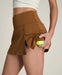 Wilson Baseline Skort in Caramel Cafe at Baseline Social