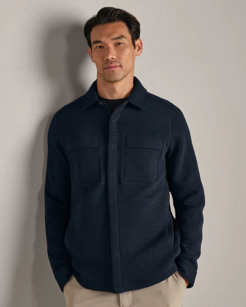 Weekender Shacket in True Navy