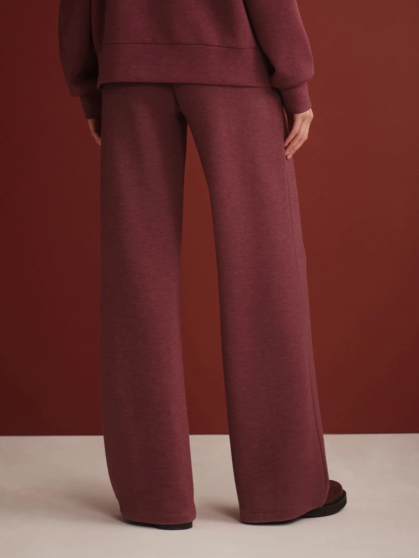 Wide Leg Pant 30" in Sassafras Marl - Baseline Social