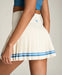 Wilson Midtown Skirt Perforated in Sandrift/Ally Blue at Baseline Social