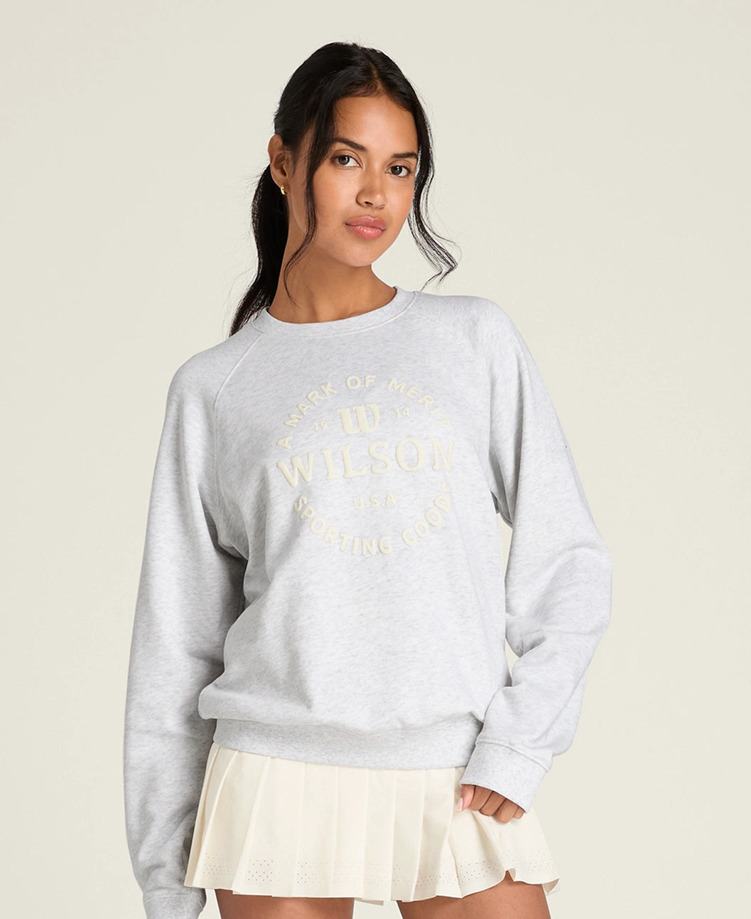 Classic Crew in Cloud Heather