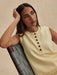 Varley Marla Button Placket Tank in Anise Flower at Baseline Social