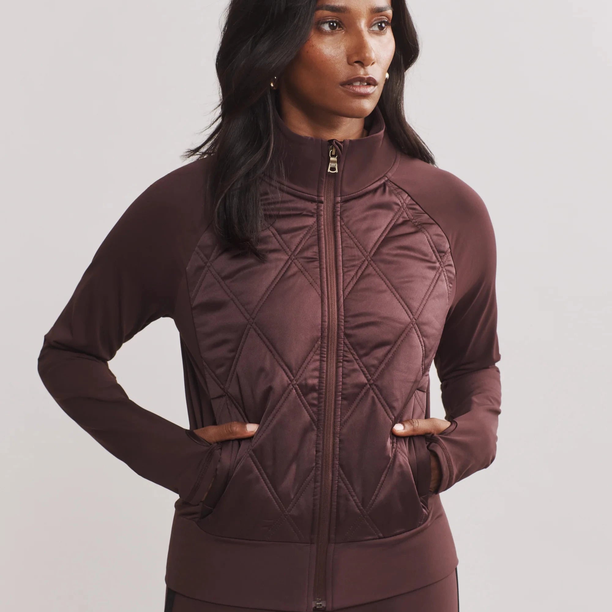 Rhone Alpine Jacket in Brown Berry