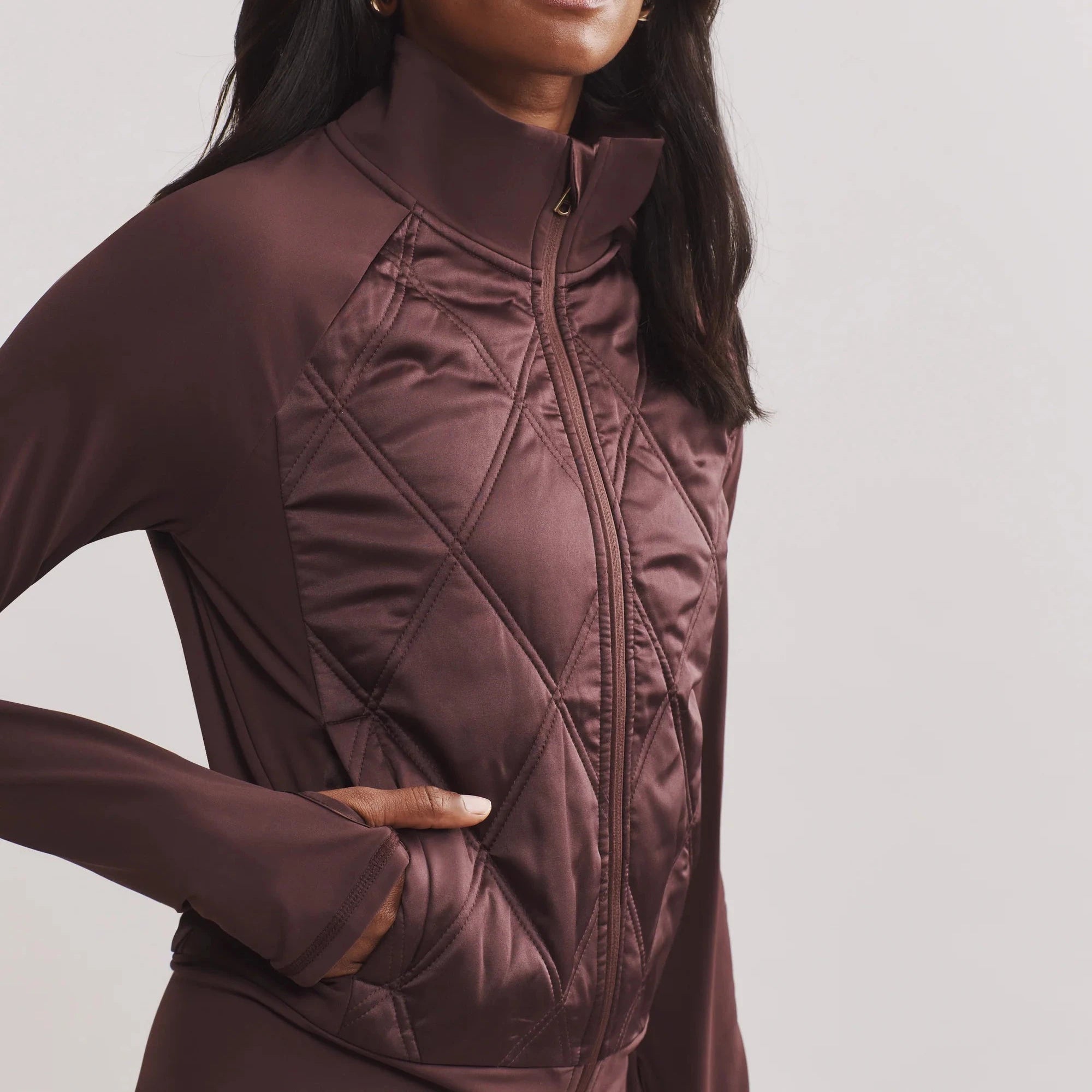 Rhone Alpine Jacket in Brown Berry