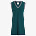 Varley Amanda Court Dress 31.5" in Forest/Blue Nights