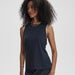 Varley Arton Performance Tank in Blue Nights/White