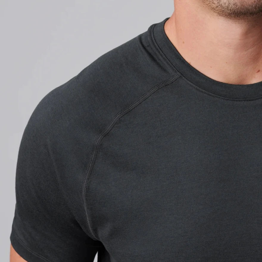 Atmosphere Tee in Black Heather