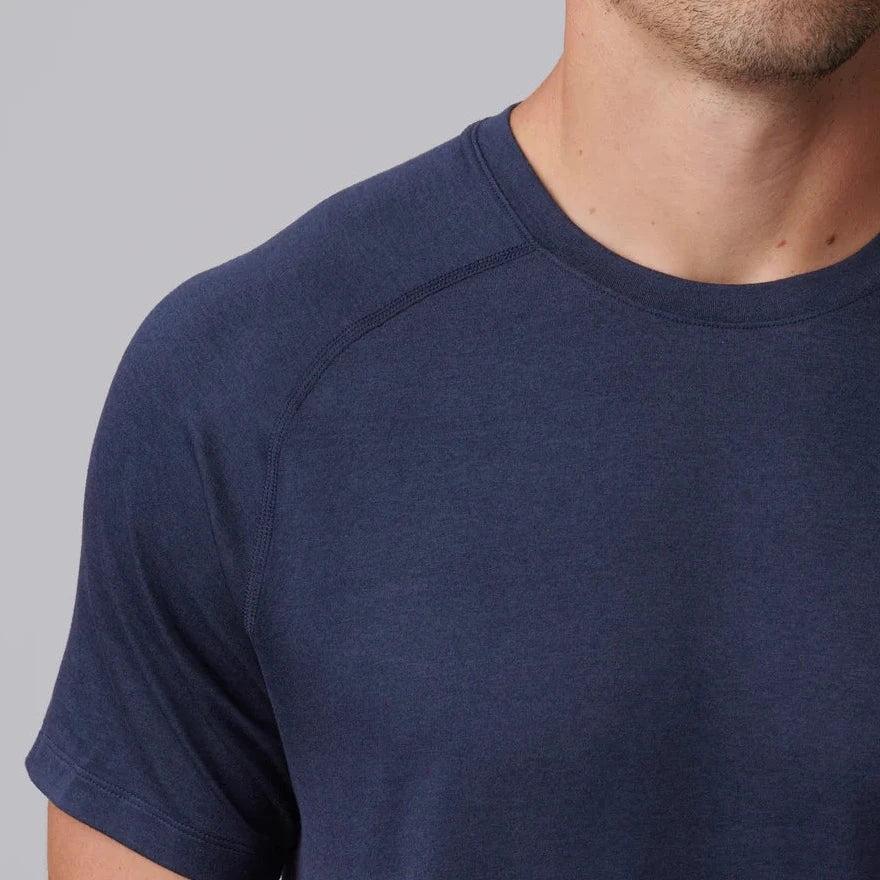 Rhone Atmosphere Tee in Navy Heather