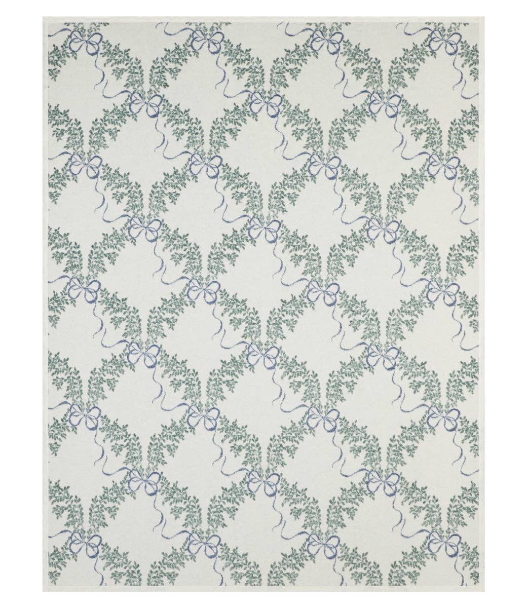 Boxwood Wreaths Blanket - Baseline Social