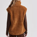 Varley Balter Relaxed Sherpa Gilet Vest in Cafe Spice