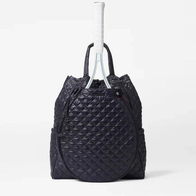 MZ Wallace Doubles Tennis Backpack in Black