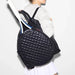 MZ Wallace Doubles Tennis Backpack in Black